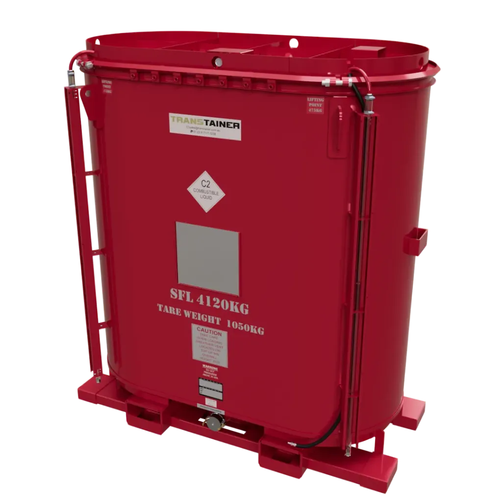 [801-3007] GREPF4000 (4000 L) PRESSURISED FOLLOWER GREASE CONTAINER ELIPTICAL