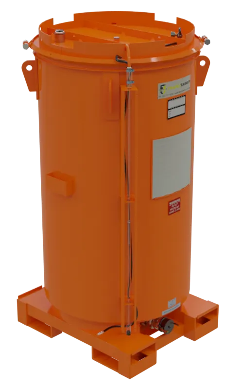 [801-3066] GREPF1780 (1780 L) PRESSURISED FOLLOWER GREASE CONTAINER