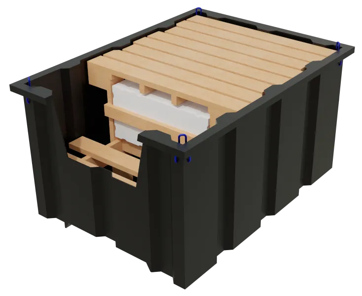[830-0002] SCP1100L SPILLTAINER W/ BUND, BUFFER TANK & APR FRAME